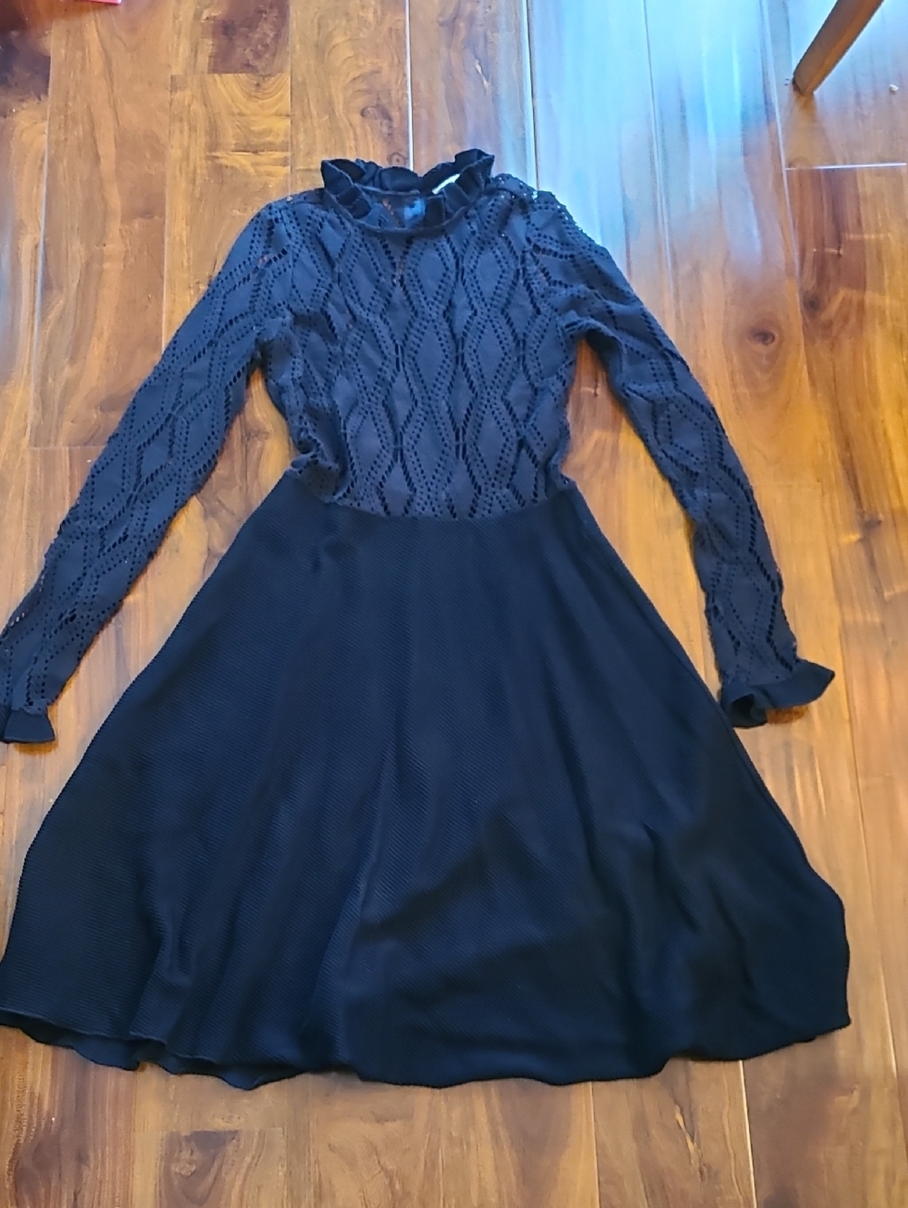 SEE BY CHLOÉ POINTELLE-KNIT DRESS Kate Middleton - Picture 7 of 16
